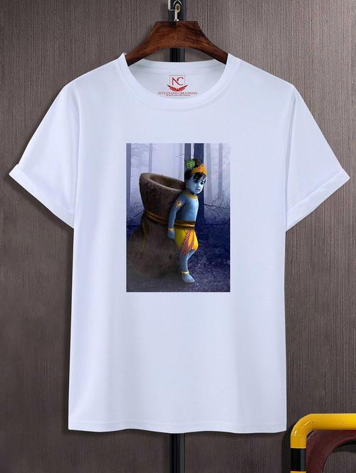 unisex graphic printed round neck tshirt - 20772213 - Very Small Image - 1