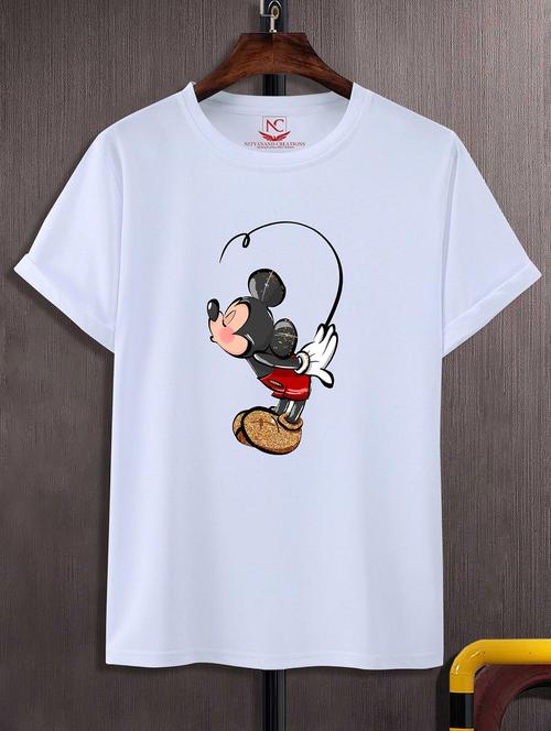 unisex graphic printed round neck tshirt - 20772225 - Very Small Image - 1