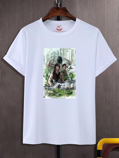 unisex graphic printed round neck tshirt - 20772238 - Very Small Image - 1