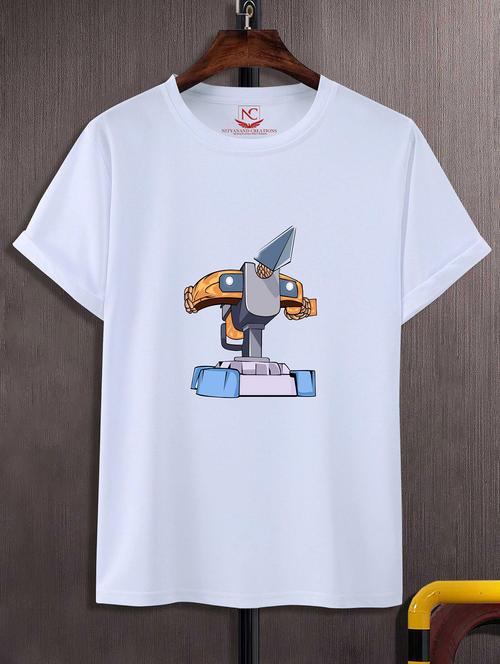 unisex graphic printed round neck tshirt - 20772324 - Very Small Image - 1