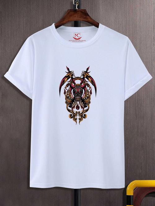 unisex graphic printed round neck tshirt - 20772331 - Very Small Image - 1