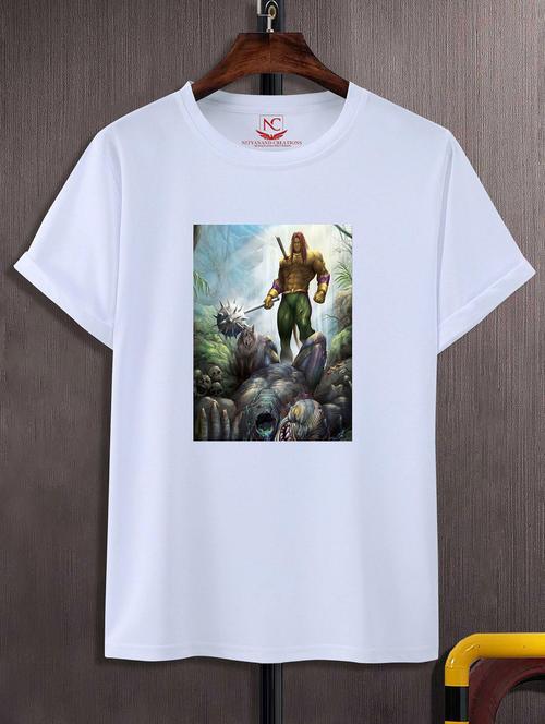 unisex graphic printed round neck tshirt - 20772344 - Very Small Image - 1