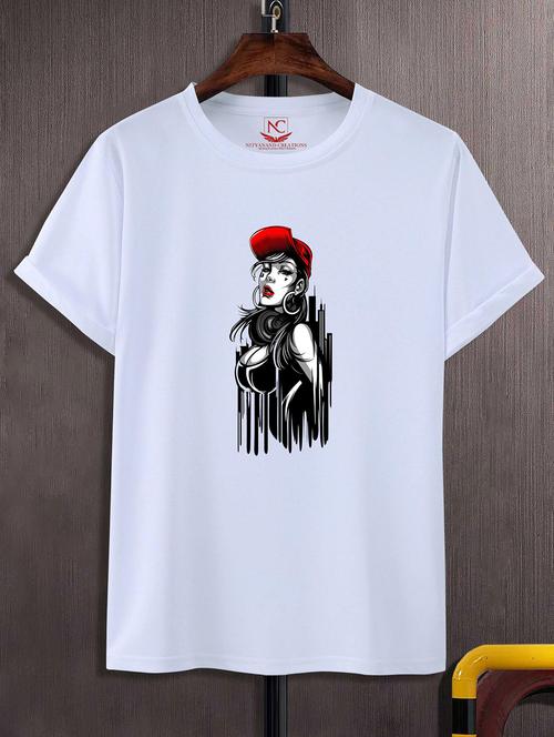 unisex graphic printed round neck tshirt - 20772347 - Very Small Image - 1
