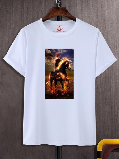 unisex graphic printed round neck tshirt - 20772401 - Very Small Image - 1
