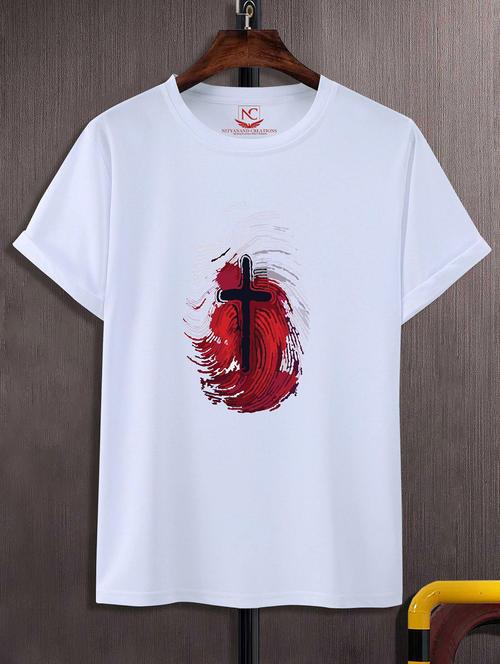 unisex graphic printed round neck tshirt - 20772405 - Very Small Image - 1