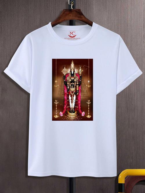 unisex white graphic printed t-shirt - 20775762 - Very Small Image - 1