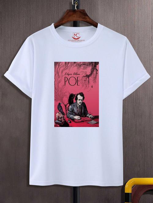 unisex white graphic printed t-shirt - 20775773 - Very Small Image - 1