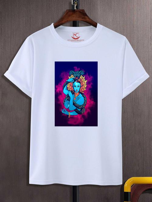 unisex white graphic printed t-shirt - 20775845 - Very Small Image - 1