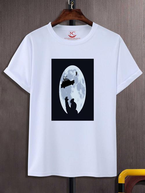 unisex white graphic printed t-shirt - 20777272 - Very Small Image - 1