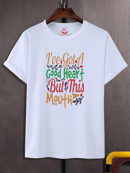 unisex white graphic printed t-shirt - 20777386 - Very Small Image - 1