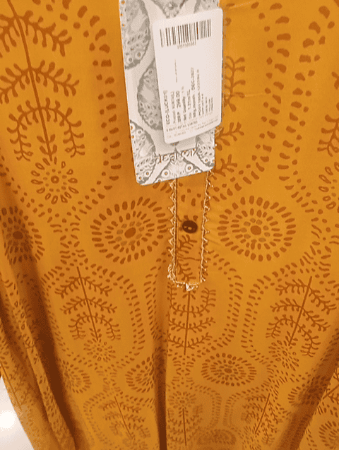 yellow rayon kurta - 20787777 - Very Small Image - 1