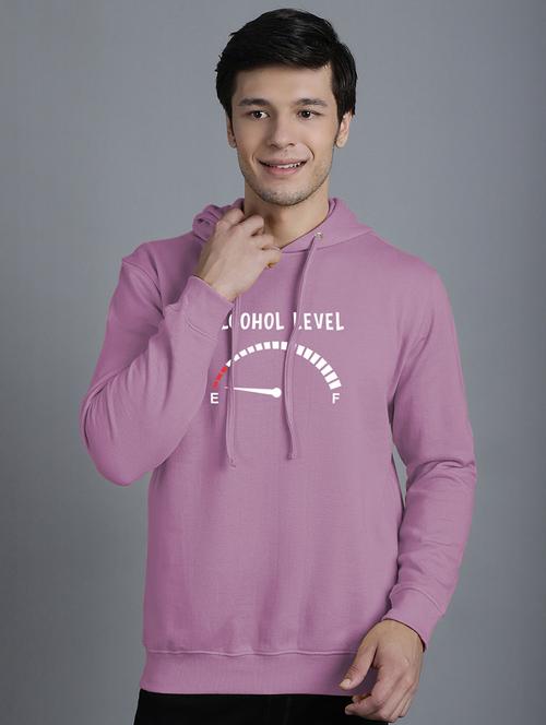 lavender fleece chest print sweatshirt - 20794886 - Very Small Image - 1