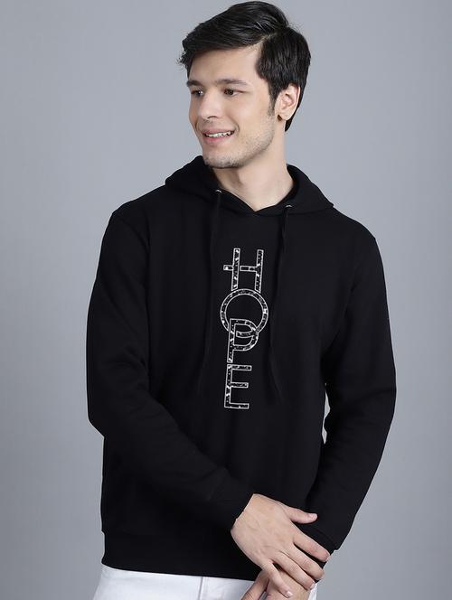 men front print hooded neck sweatshirt - 20794898 - Very Small Image - 1