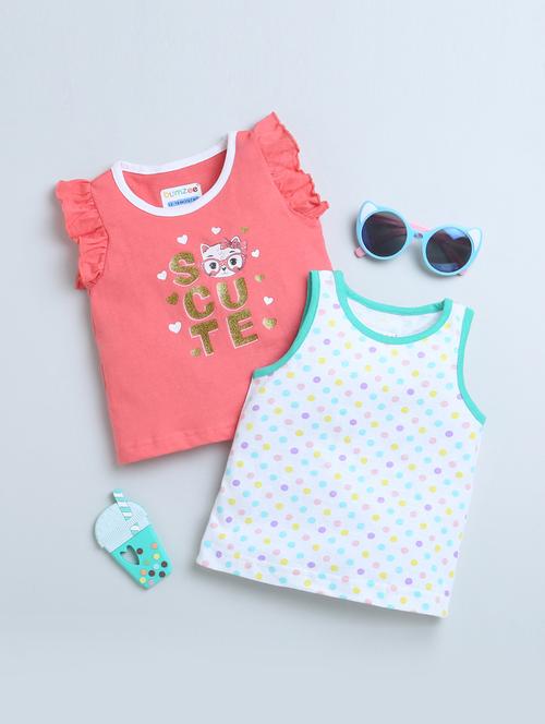 coral cotton top - 20795036 - Very Small Image - 1