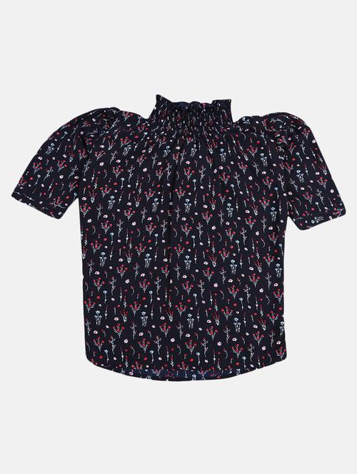 girls floral printed layered top - 20797144 - Very Small Image - 1