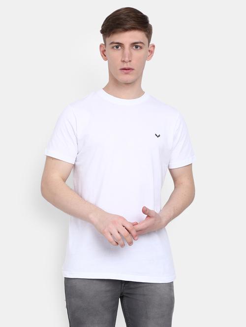 men round neck solid t-shirt - 20799269 - Very Small Image - 1
