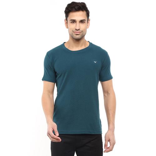 teal poly cotton single jersey tshirt - 20800117 - Very Small Image - 1