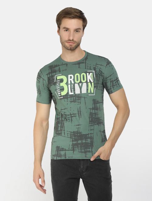 men round neck printed t-shirt - 20800174 - Very Small Image - 1
