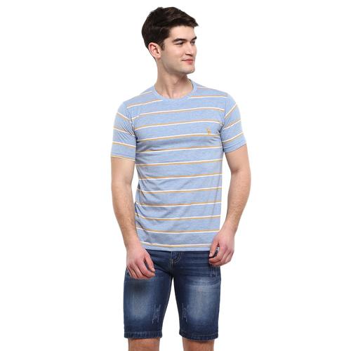 sky blue poly cotton tshirt - 20800216 - Very Small Image - 1