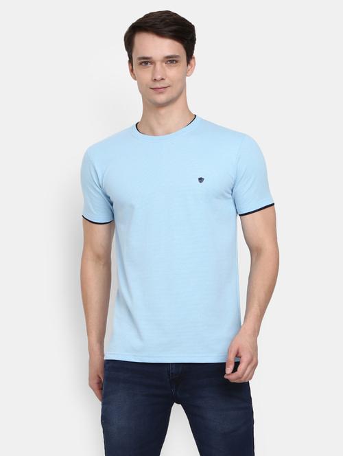 men round neck logo printed t-shirt - 20800237 - Very Small Image - 1