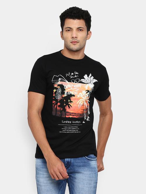 men round neck short sleeve t-shirt - 20800394 - Very Small Image - 1