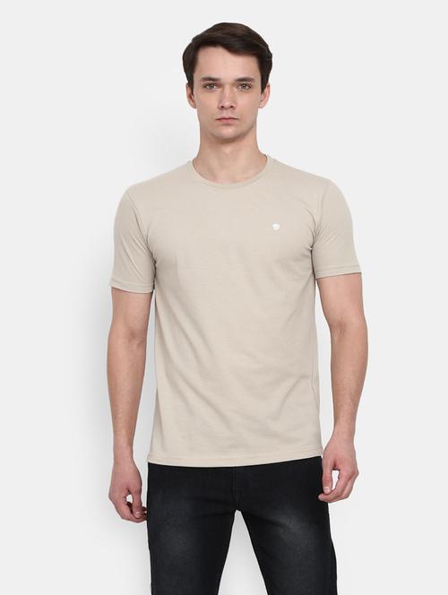 men round neck logo printed t-shirt - 20800684 - Very Small Image - 1