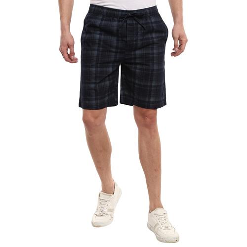 navy blue tussar short - 20801165 - Very Small Image - 1