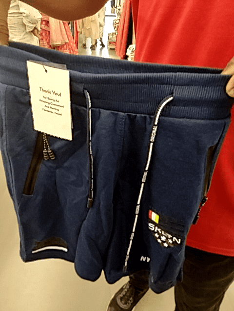 assorted cotton loop knit shorts & three fourth - 20801958 - Very Small Image - 1