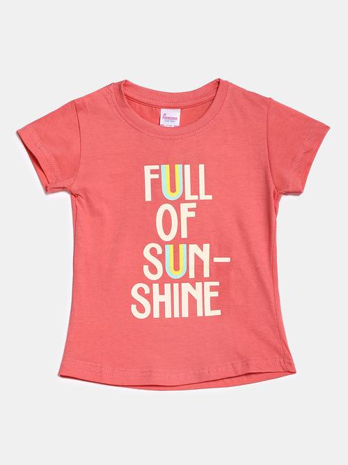 coral cotton regular tee - 20802579 - Very Small Image - 1