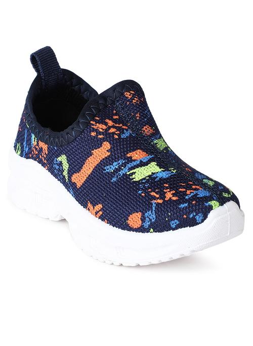 blue pu (polyurethane) casual shoes - 20802743 - Very Small Image - 1