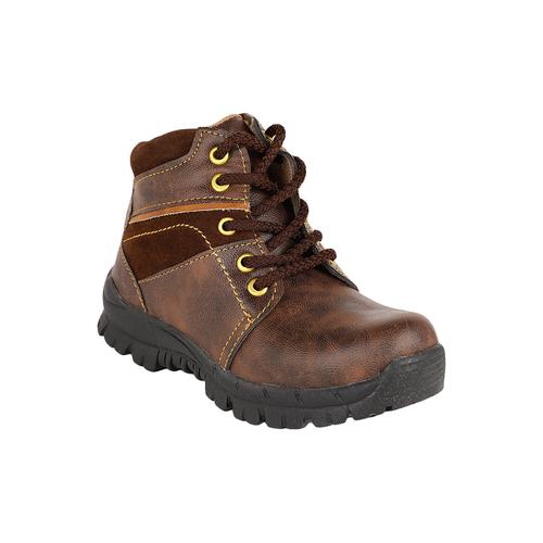 brown pu (polyurethane) casual shoes - 20802970 - Very Small Image - 1