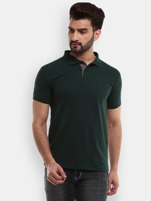 men solid polo t-shirt - 20803566 - Very Small Image - 1