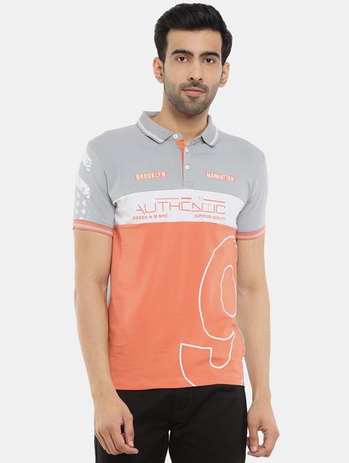 men polo neck short sleeves t-shirt - 20803940 - Very Small Image - 1