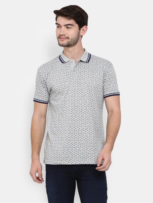 men polo neck printed t-shirt - 20804318 - Very Small Image - 1