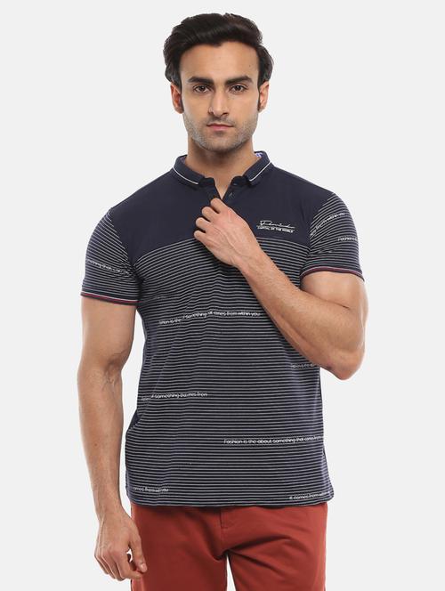men color block polo t-shirt - 20804422 - Very Small Image - 1