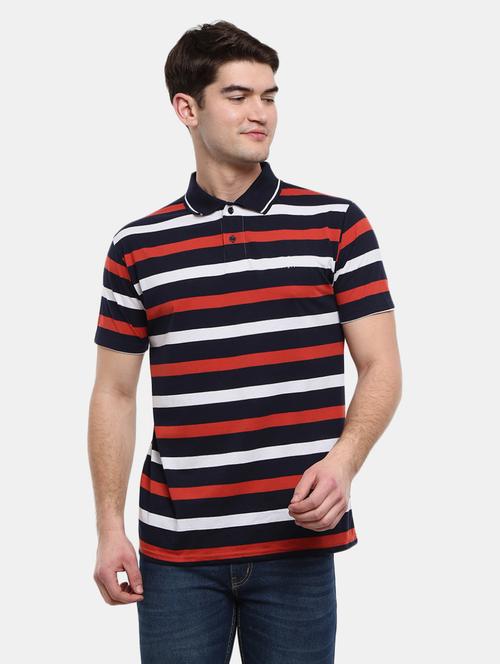 men striped polo t-shirt - 20804481 - Very Small Image - 1