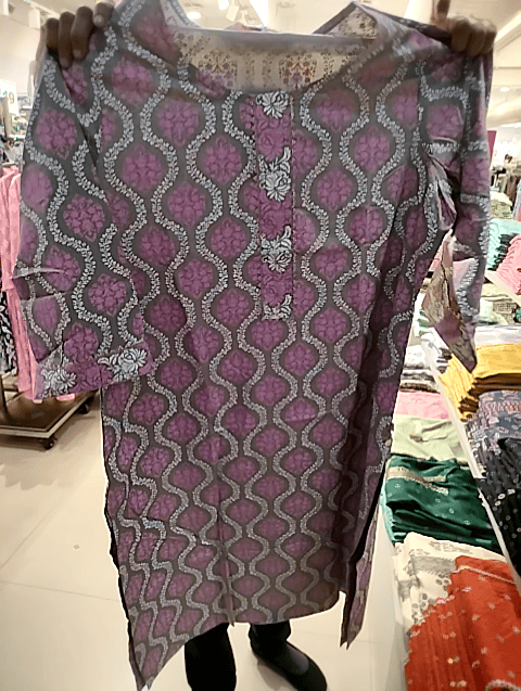 grey kurta - 20806474 - Very Small Image - 1