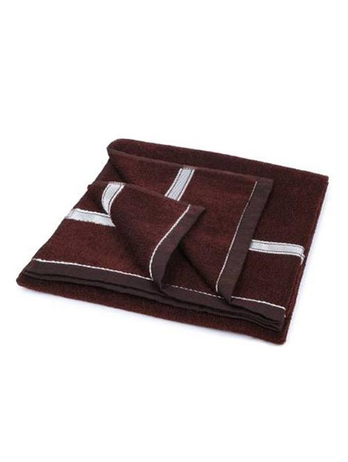 brown cotton bath towels - 20808556 - Very Small Image - 1