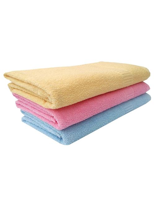 pack of 3 bath towels - 20808579 - Very Small Image - 1