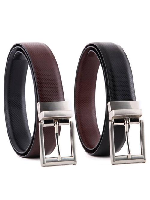 pack of 2 leather belts - 20808892 - Very Small Image - 1