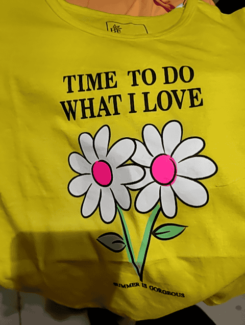 yellow cotton single jersey tshirt - 20809715 - Very Small Image - 1
