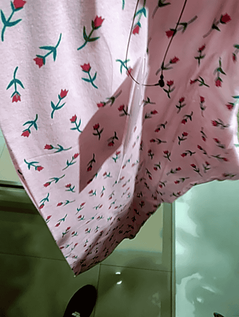 light pink cotton single jersey shorts and threefourth - 20809892 - Very Small Image - 1