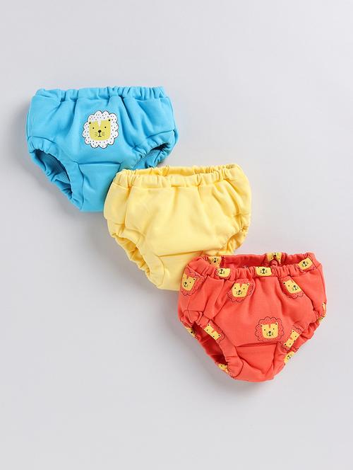 girls pack of 3 printed bloomers - 20810216 - Very Small Image - 1