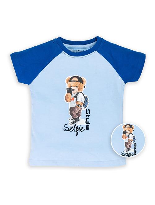 round neck front printed t-shirt - 20810772 - Very Small Image - 1