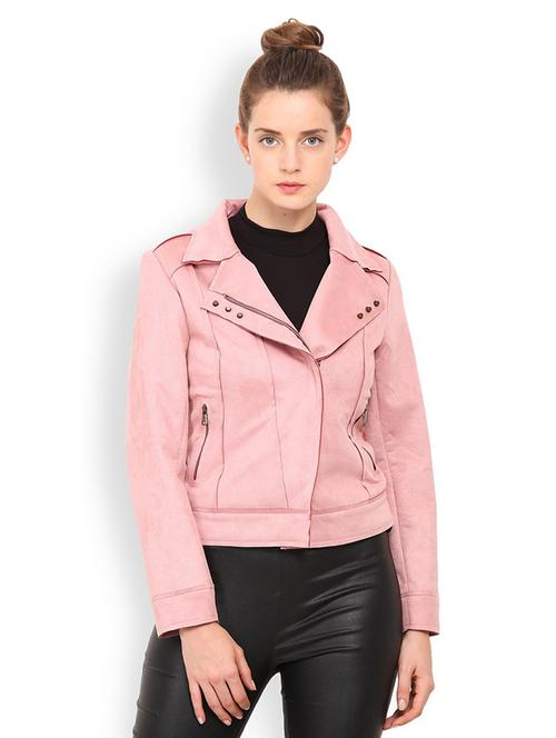 women solid lapel neck regular jacket - 20810913 - Very Small Image - 1