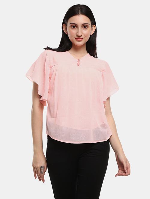 pink printed detailed top - 20812106 - Very Small Image - 1