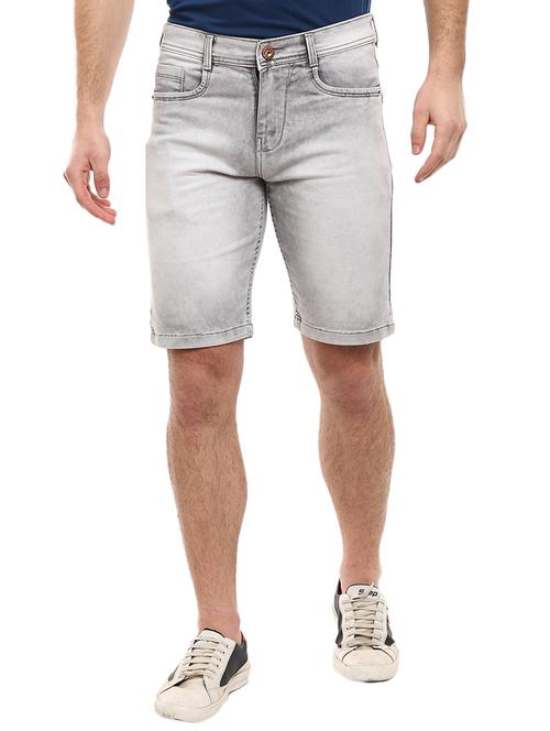 men mid rise solid shorts - 20812582 - Very Small Image - 1