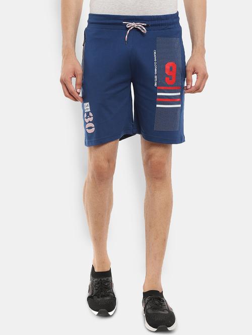 men mid rise placement printed shorts - 20812594 - Very Small Image - 1