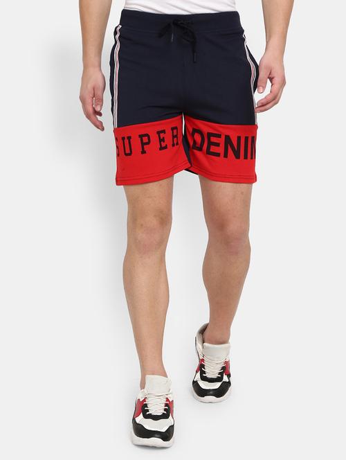 men mid rise color block shorts - 20812703 - Very Small Image - 1