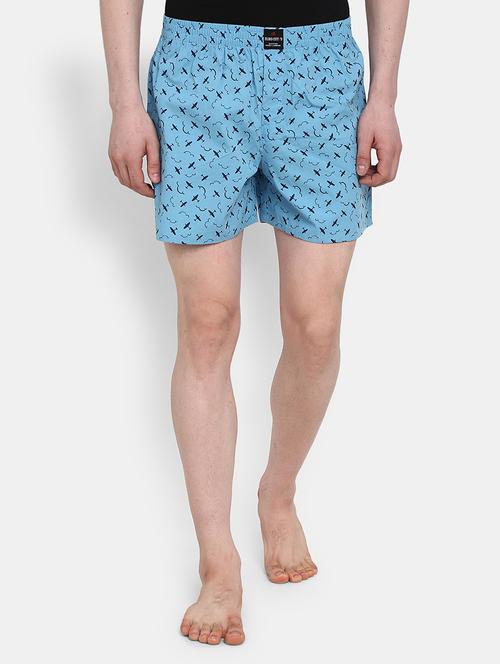 men mid rise quirky printed shorts - 20812746 - Very Small Image - 1